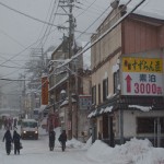 Day 3: More evening snow in Akakura Onsen