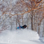 Day 4: Pete Coombs vanishing into the trees